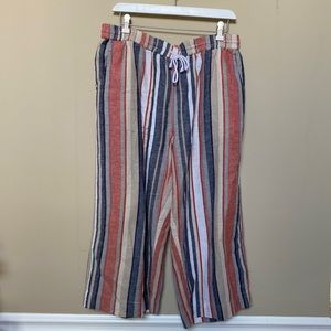 Beach lunch lounge Crop Drawstring Pants